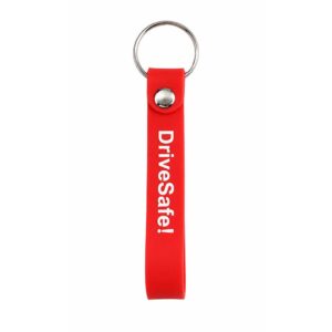 Silicone Strap Promotional Keychain