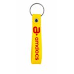 Silicone Strap Promotional Keychain