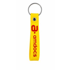 Silicone Strap Promotional Keychain