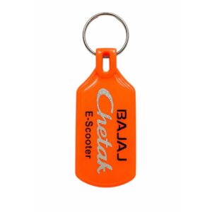 Tag Shape ABS Printed Meena Keychain