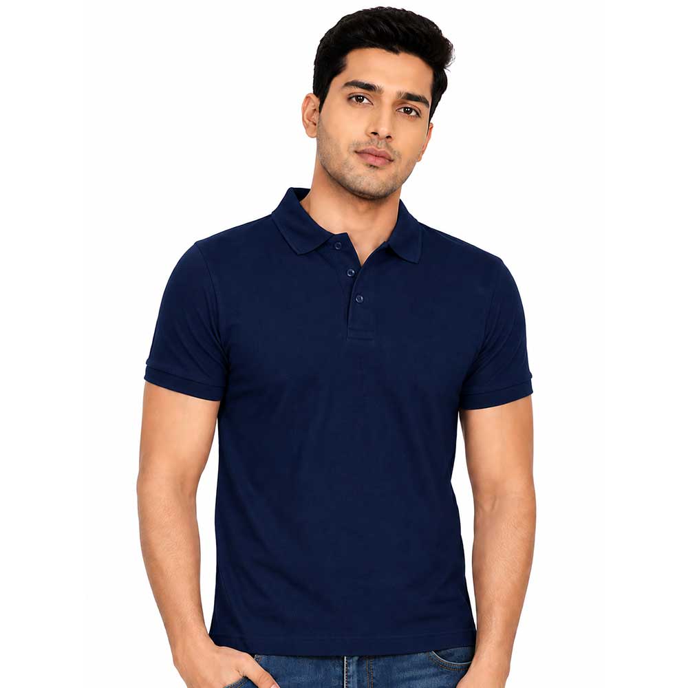 Custom Printed Black Corporate Polo T-Shirt for Wholesale Uniform Supply - Image 4